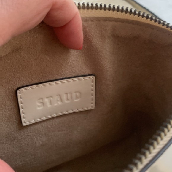 Staud Mini Shirley Embossed Animal Bag Small - Picture 10 of 15